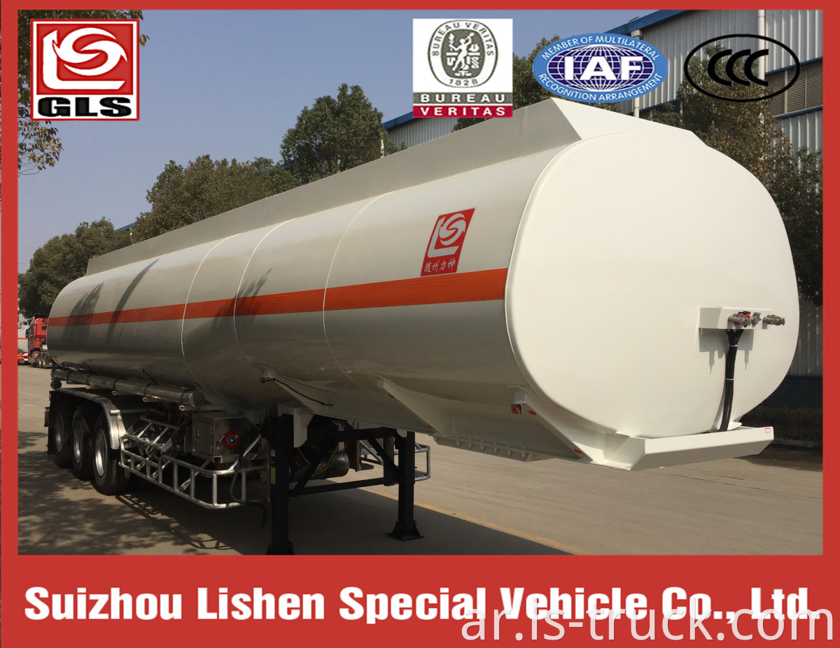 3 axles Methanol Methyl Alcohol Tank Semi-Trailer Truck Tanker